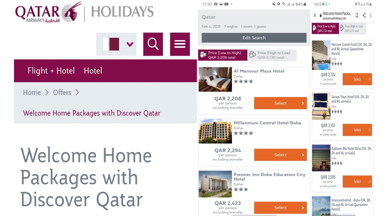 Qatar 🇶🇦 Hotel booking Quarantine package//Qatar 🇶🇦 Hotel cost and