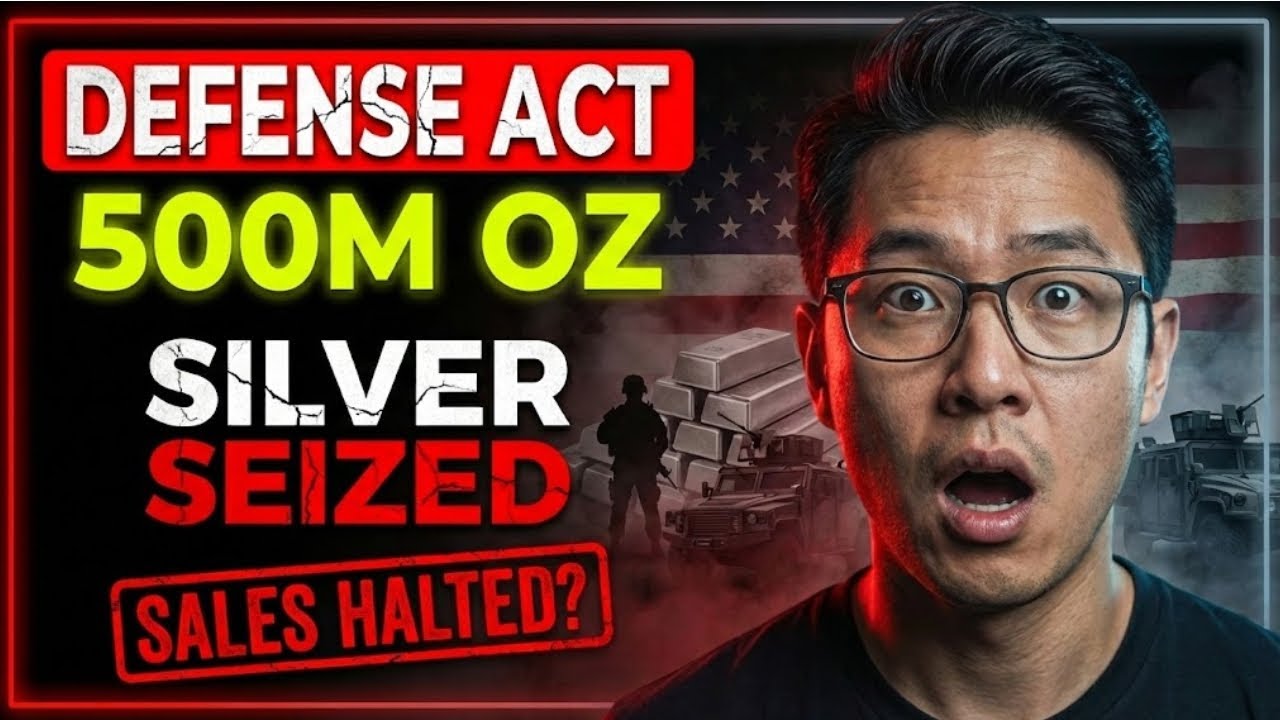 BREAKING: Defense Production Act Invoked - 500M Ounces Silver SEIZED for Military