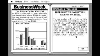 Business Advantage / Microsoft Article - 1987 - Macintosh Plus / mini vMac