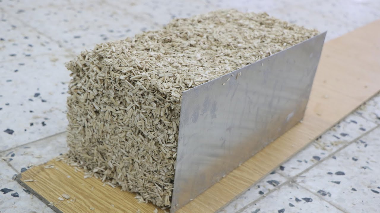 Kenevir sapından yapı malzemesi üretildi