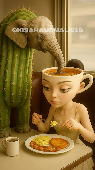 Lirili Larila Ganggu Ballerina Capucina Lagi Makan!  #anomali #animasi #brainrot #kartun