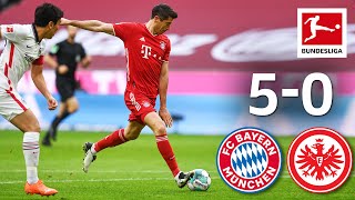 FC Bayern Celebrates Goal Festival | Bayern München - Eintracht Frankfurt | 5-0 | Highlights | MD 5