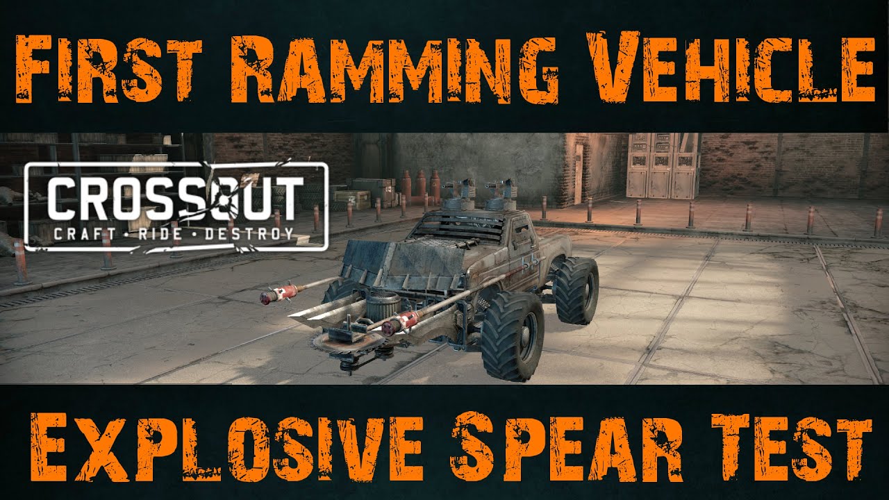 Crossout Part 17 Building My First Ramming Vehicle Testing The Power