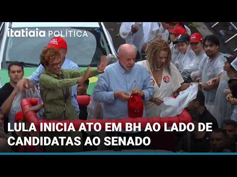 LULA BEGINS RALLY IN BELO HORIZONTE ALONGSIDE SENATE CANDIDATES MARÍLIA AND ÁUREA
