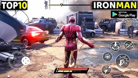 Top 10 IRONMAN Games For Android 2022 | High Graphics Games