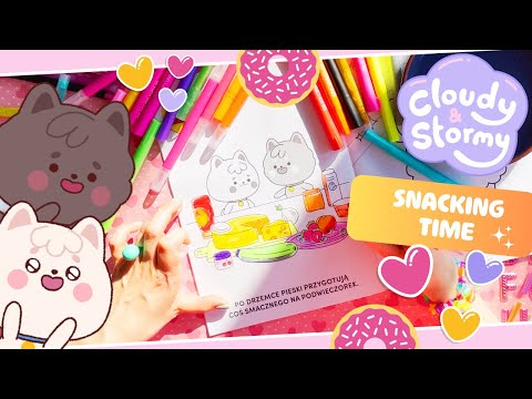 TIME FOR SOME SNACKING - YUMMY COLORING BOOK🍩💕💫