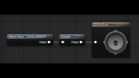 Unreal Engine doppler sound node