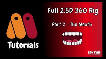 Part 2 - How to make a Mouth (Anime Studio/Moho 2.5D Rig with full body turn)