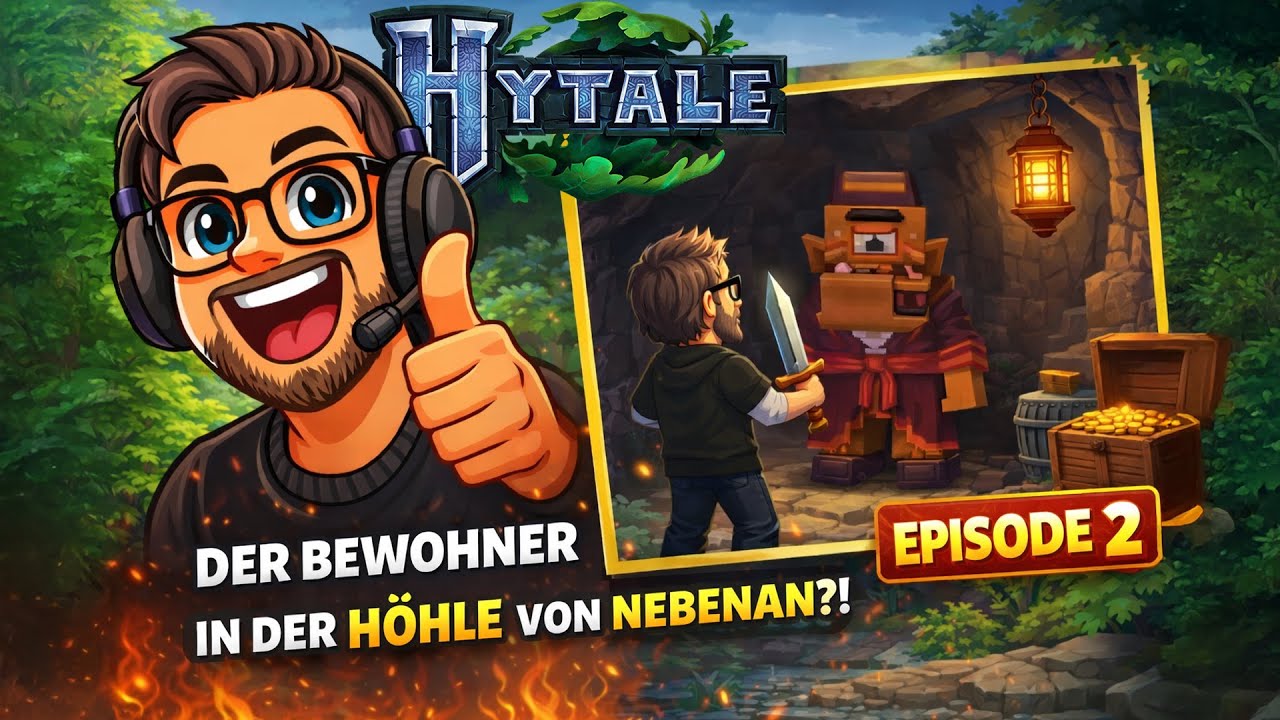 Hytale Deutsch (PC) – Folge 2: Der Bewohner in der Höhle von nebenan?!