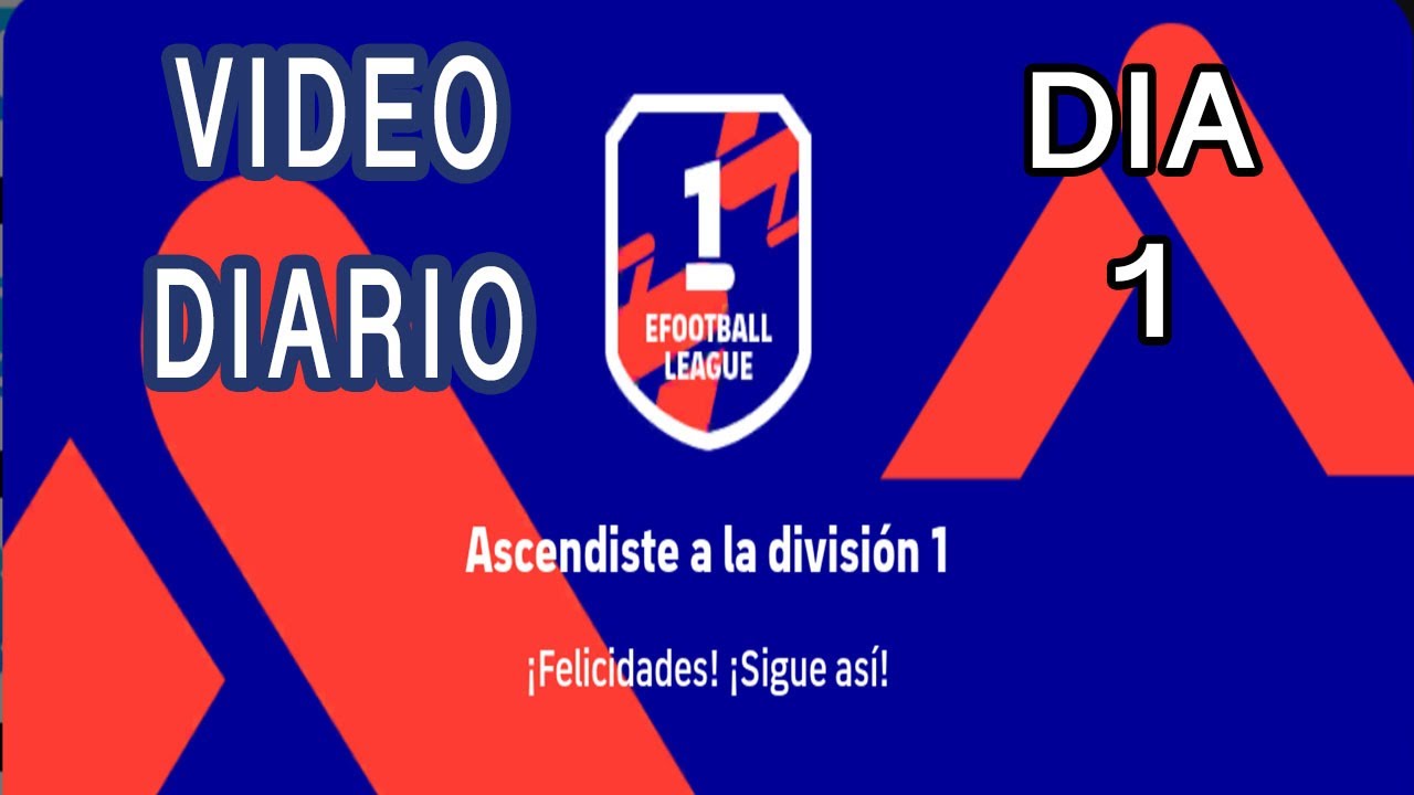 Subiendo un video diario hasta ascender a primera división en efootball mobile