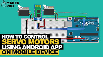 Control two servos with your smartphone using an Android app and an Arduino UNO