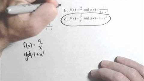 MAT150 Review - Function Decomposition