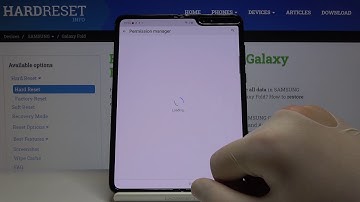 How to Enter App Permissions in SAMSUNG Galaxy Fold – App Settings