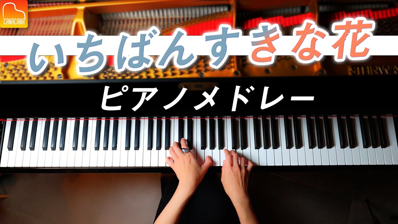 速報 ハ長で弾くピアノ TVドラマ＆CMミュージック NOW ドラマ『いちばんすきな花』ピアノメドレー【作業用・勉強用・仕事用