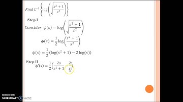 Mayur Gohil Laplace transforms part 19 Solving inverse laplce with derivative of laplace