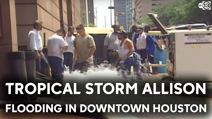 2001 Tropical Storm Allison Downtown Houston Flood...