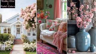 HOMETOUR  Soft Pastel Color Palette Shabby Chic vintageinspired decorating Ideas & Designs