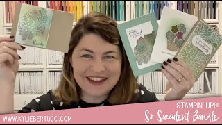 Stampin Up Simply Succulents Bundle By Kylie Bertucci