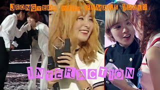 Twice Jeongyeon with Female idols (Interaction )