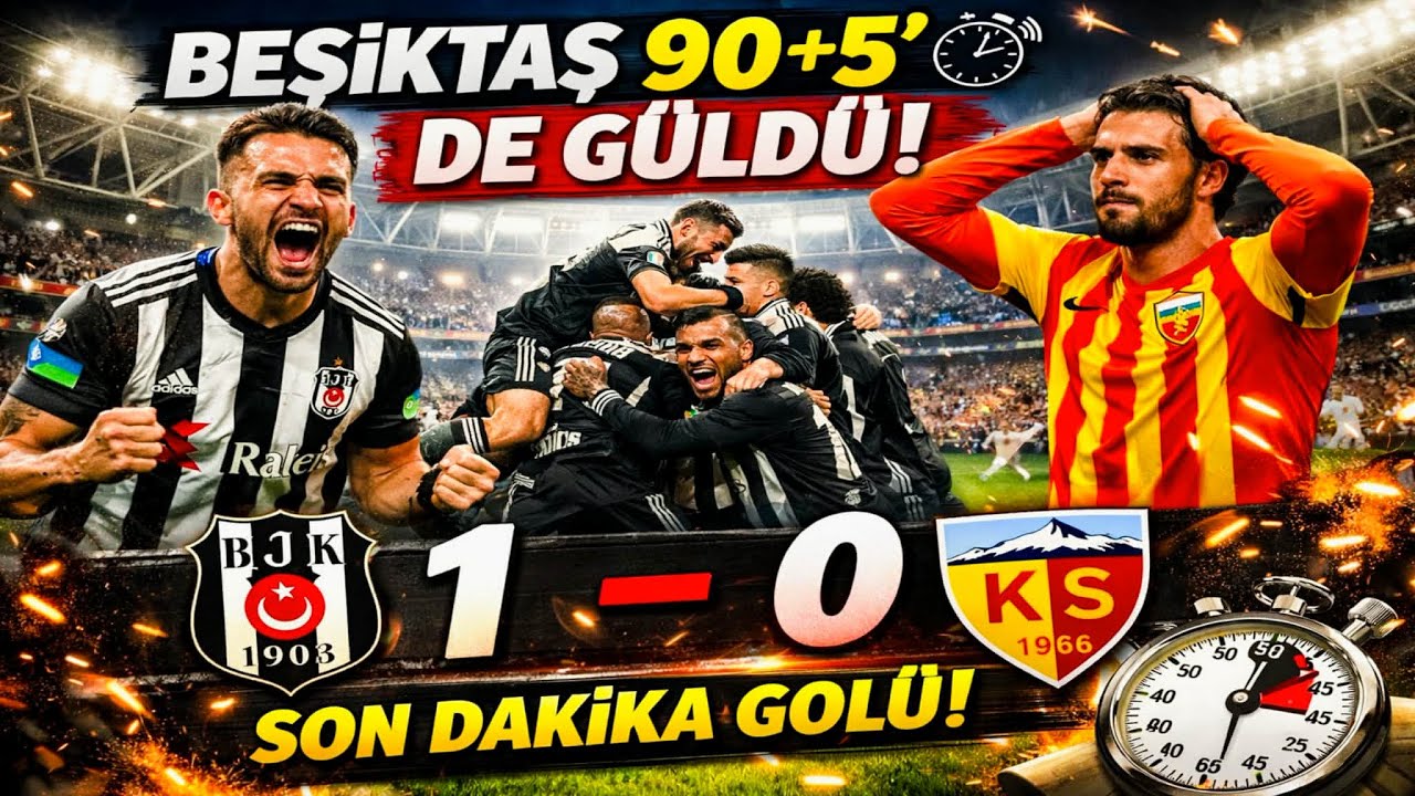 Beşiktaş – Kayserispor Canlı Maç Takibi | Beşiktaş Dakika Dakika Skor |