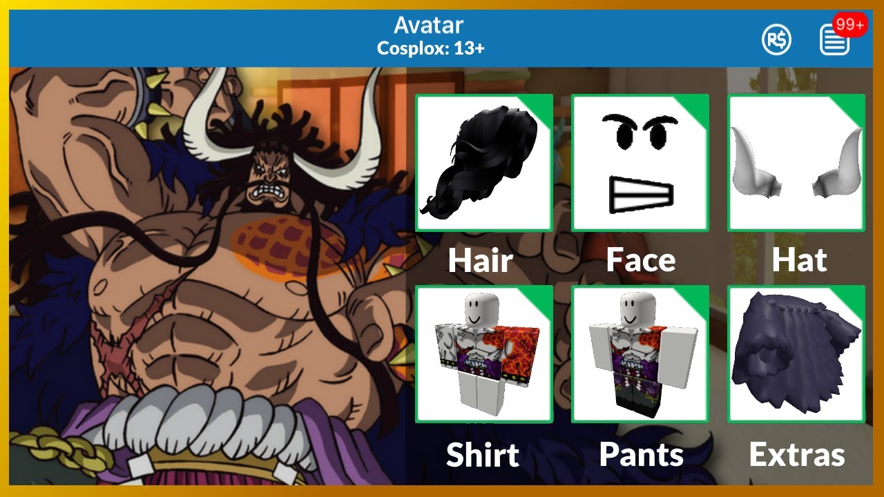 kaido avatar roblox