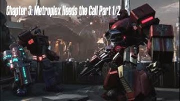 Transformers Fall of Cybertron Gameplay Walkthrough Metroplex Heeds The Call Part 1/2