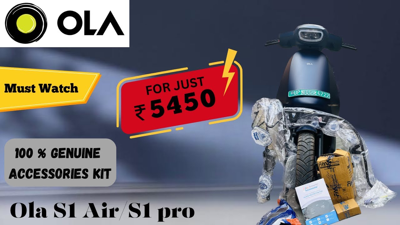 FINALLY PURCHASED COMPLETE ACCESORIES KIT FOR OUR OLA S1 AIR OLA S1