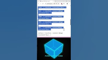 رسوم متحركة ثلاثية الأبعاد باستخدام CSS النقي