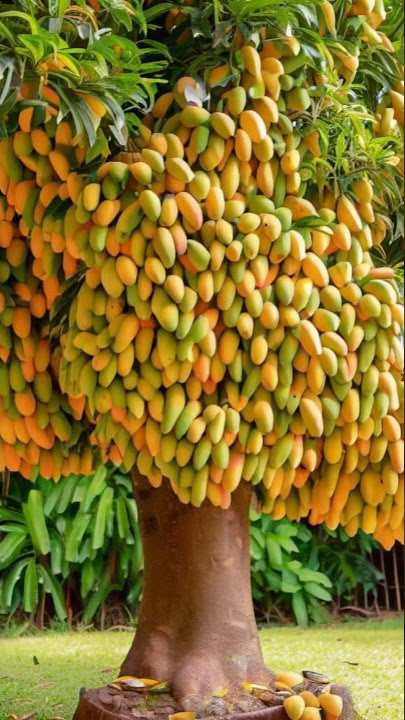 Download lagu Grafting mangoes in Aloe Vera yields a lot of fruit at home #shots