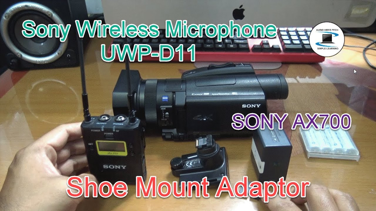 How to use Sony wireless microphone (URX-P03) without batteries