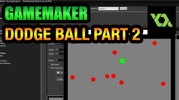 Game Maker Tutorial - Create A Simple Dodge Ball Game (Without Coding)  PART 2
