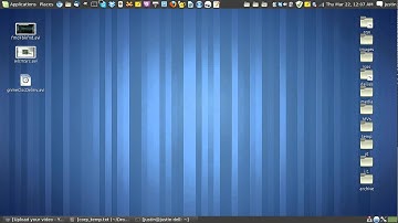 Gnome Classic: how to move or remove programs from the quick launch panel