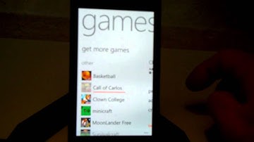 How to install and uninstall an app on the Nokia Lumia 900