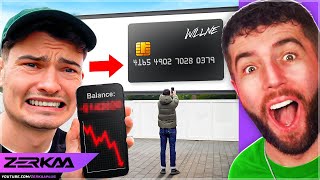 Zerkaa Reacts To I Put My Actual Bank Details On A Billboard