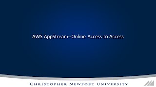 AWS Appstream--Online Access to Access