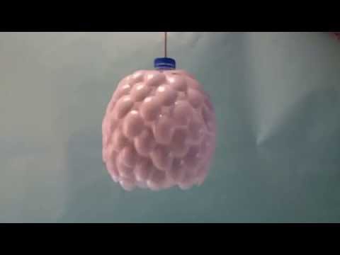 Video: Come Realizzare Un Lampadario A Cucchiaio Di Plastica