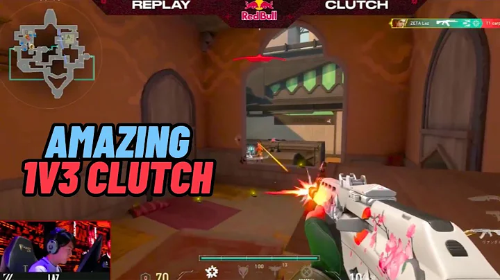 ZETA Laz's INSANE 1v3 Clutch in VCT Pacific | ZETA vs T1 | Valorant