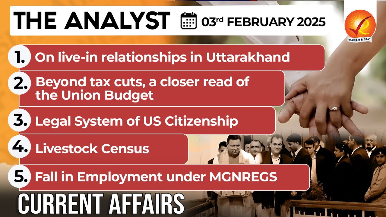 Daily Newspaper Analysis 03rd Feb 2025 | The Hindu Analysis | Indian ...