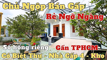 Chị Thanh Về Mỹ Bán Gấp Nhà Villa Sân Vườn Giá Rẻ Ngỡ Ngàng Ngay Chợ Bình Chánh còn giảm thêm