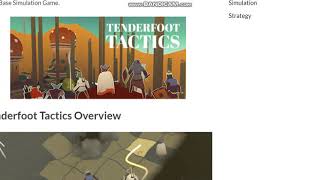 Tenderfoot Tactics PC Game Free Download
