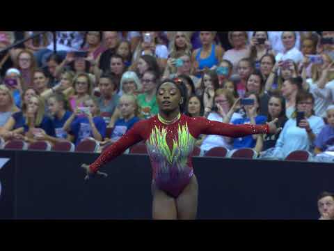 Simone Biles - Floor - 2018 GK U.S. Classic - Senior Competition