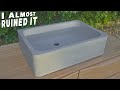 How to make a Stylish Concrete Basin - Don&#39;t Make the Same Mistake I Did!