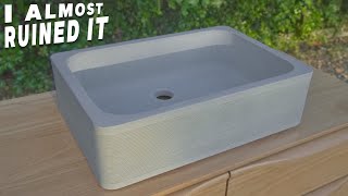 How to make a Stylish Concrete Basin - Don't Make the Same Mistake I Did! by Pask Makes 427,026 views 8 months ago 19 minutes