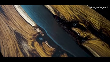 Epoxy resin table with indian teak wood. #teakwood #epoxy #resin #resinart #rivertable #furniture 