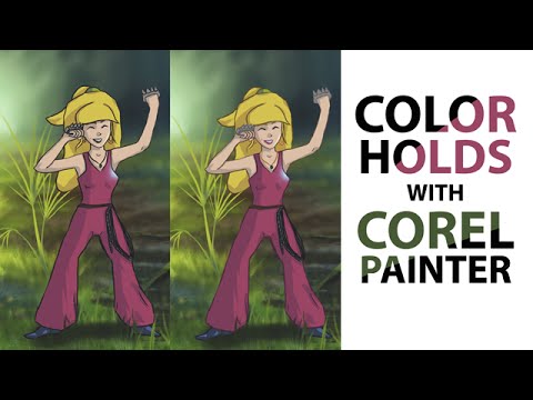 Color Holds (Colored Lines) with Corel Painter - Color Holds (Colored Lines) with Corel Painter