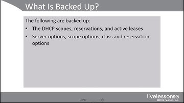 Backup and restore the DHCP database