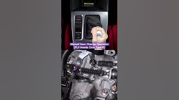 Manual Transmission Gear Change Operation (FL5 Honda Civic Type R)
