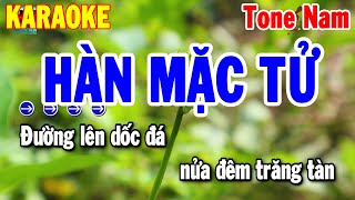 Karaoke Hàn Mặc Tử Tone Nam Nhạc Sống Dễ Hát Nhất 2024 | Thanh Hải