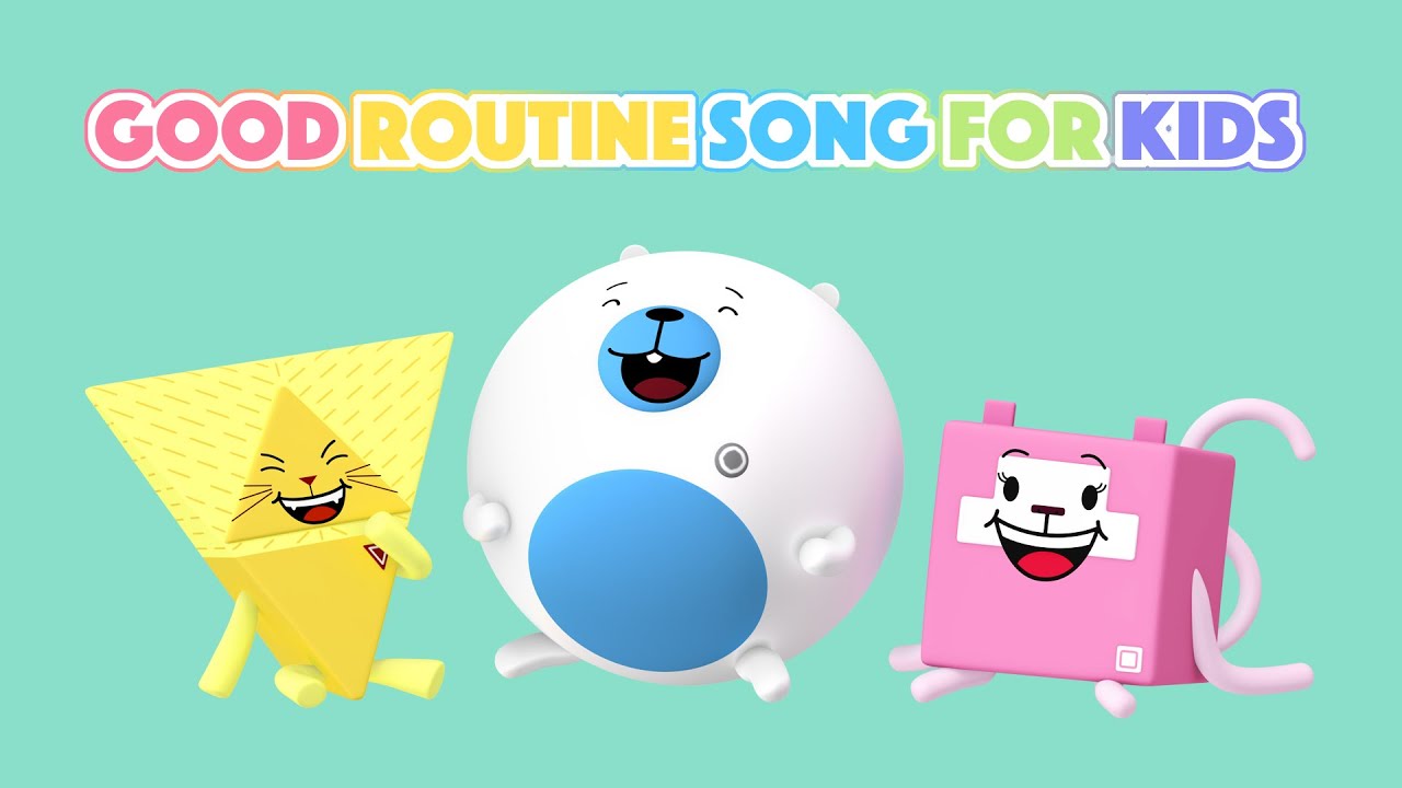 10-минутная песня для отхода ко сну 🛏️ | Хорошие привычки и фигуры | Детские песни | Потешки