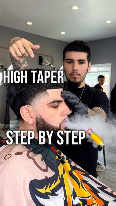  High TAPER Tutorial 💈🌪️ Step by Step for Beginner Barbers 🥶 #barber # ...